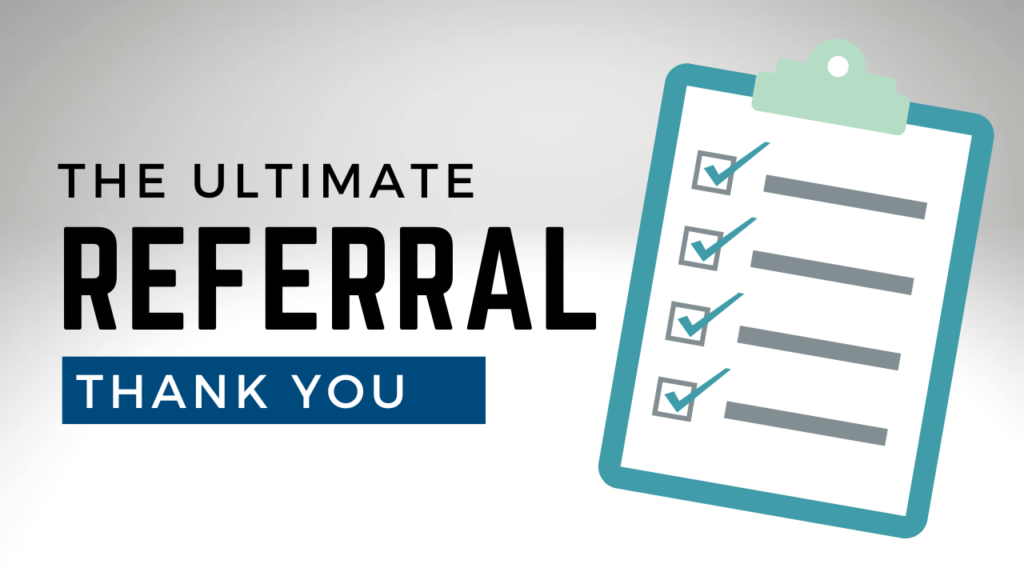 The 6 Step Referral Thank You Checklist